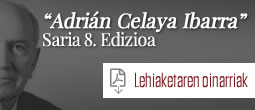Adrian Celaya Ibarra sariaren 8. lehiaketaren oinarriak